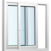 French Standard Double Plastic PVC / UPVC Sliding Glass Window